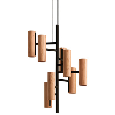 Black Note Chandelier | LZF at Lightology Black Note Chandelier