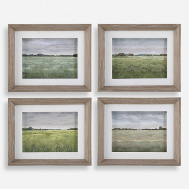 Quiet Meadows Framed Art Set of 4