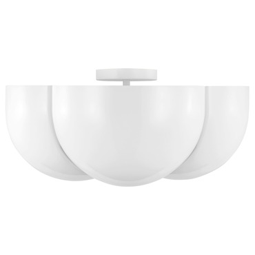 Cheverny Semi Flush Ceiling Light | Visual Comfort Studio at Lightology Cheverny Semi Flush Ceiling Light