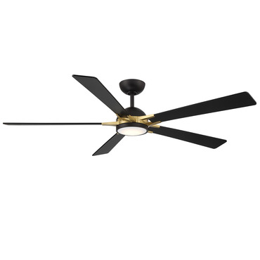 Rotary Color-Select Smart Ceiling Fan with Light