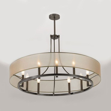 Ghost Chandelier Silver Organza - Overstock