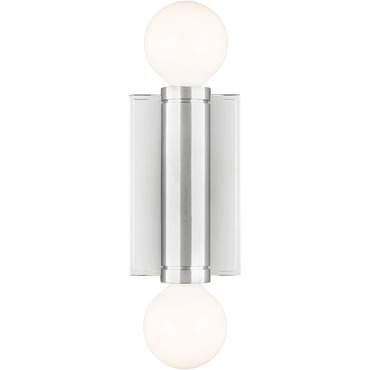Beckham Modern Double Wall Sconce - Floor Model | Visual Comfort Studio at Lightology Beckham Modern Double Wall Sconce - Floor Model