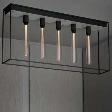 Caged 5.0 Linear Ceiling Light | Buster + Punch at Lightology Caged 5.0 Linear Ceiling Light