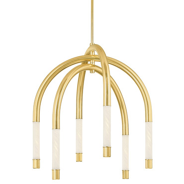 Zeme Chandelier | Corbett Lighting at Lightology Zeme Chandelier
