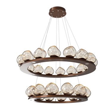 Luna Tiered Chandelier | Hammerton Studio at Lightology Luna Tiered Chandelier