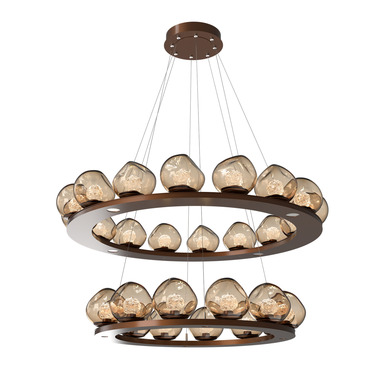Luna Tiered Chandelier | Hammerton Studio at Lightology Luna Tiered Chandelier