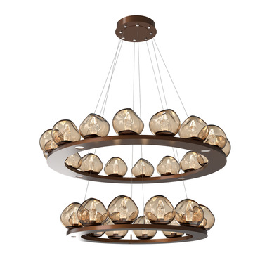 Luna Tiered Chandelier | Hammerton Studio at Lightology Luna Tiered Chandelier