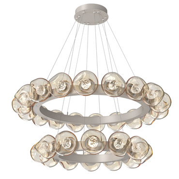 Luna Tiered Radial Ring Chandelier | Hammerton Studio at Lightology Luna Tiered Radial Ring Chandelier