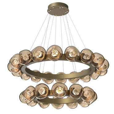 Luna Tiered Radial Ring Chandelier | Hammerton Studio at Lightology Luna Tiered Radial Ring Chandelier