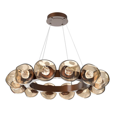 Luna Radial Ring Chandelier | Hammerton Studio at Lightology Luna Radial Ring Chandelier