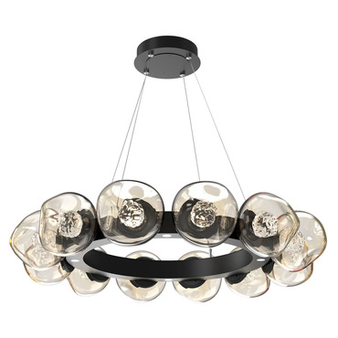 Luna Radial Ring Chandelier | Hammerton Studio at Lightology Luna Radial Ring Chandelier