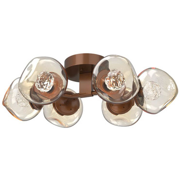 Luna Semi Flush Ceiling Light | Hammerton Studio at Lightology Luna Semi Flush Ceiling Light