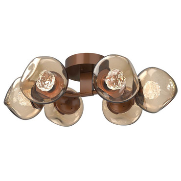 Luna Semi Flush Ceiling Light | Hammerton Studio at Lightology Luna Semi Flush Ceiling Light