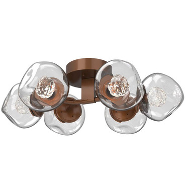Luna Semi Flush Ceiling Light | Hammerton Studio at Lightology Luna Semi Flush Ceiling Light