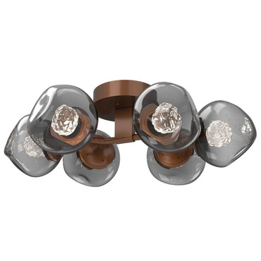 Luna Semi Flush Ceiling Light | Hammerton Studio at Lightology Luna Semi Flush Ceiling Light