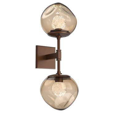 Luna Double Wall Sconce | Hammerton Studio at Lightology Luna Double Wall Sconce