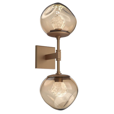 Luna Double Wall Sconce | Hammerton Studio at Lightology Luna Double Wall Sconce