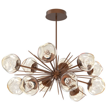 Luna Oval Starburst Chandelier | Hammerton Studio at Lightology Luna Oval Starburst Chandelier