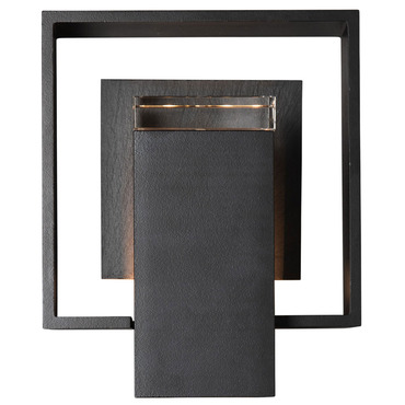 Shadow Box Square Slate Outdoor Wall Sconce | Hubbardton Forge at Lightology Shadow Box Square Slate Outdoor Wall Sconce