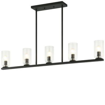 Westlock Linear Chandelier | Matteo Lighting at Lightology Westlock Linear Chandelier