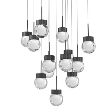 Double Bubble Square Multi Light Pendant | Modern Forms at Lightology Double Bubble Square Multi Light Pendant