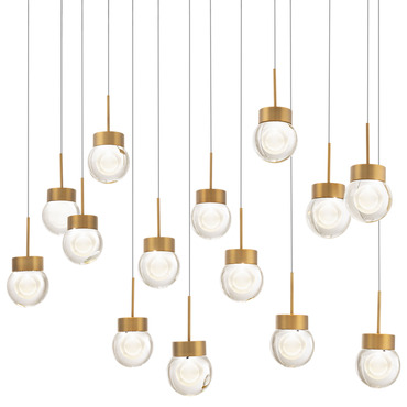 Double Bubble Linear Multi Light Pendant | Modern Forms at Lightology Double Bubble Linear Multi Light Pendant