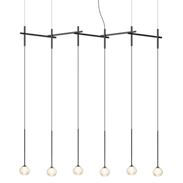 Algorithm Single Linear Pendant with Recessed Canopy | Vibia at Lightology Algorithm Single Linear Pendant with Recessed Canopy