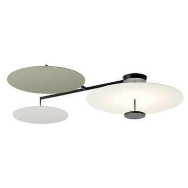 Flat Triple Ceiling Light | Vibia at Lightology Flat Triple Ceiling Light