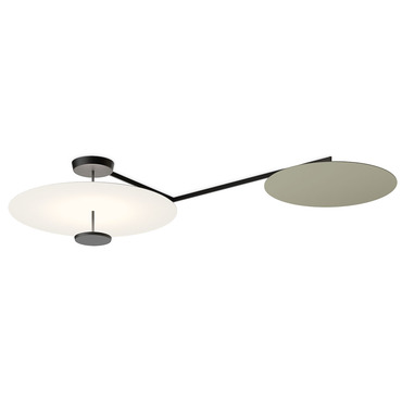 Flat Double Ceiling Light | Vibia at Lightology Flat Double Ceiling Light