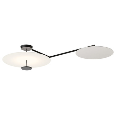 Flat Double Ceiling Light | Vibia at Lightology Flat Double Ceiling Light