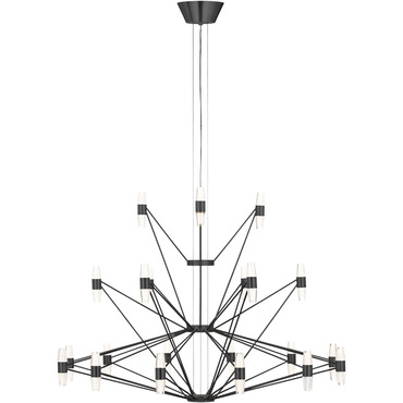 Lassell Tall Chandelier | Visual Comfort Modern at Lightology Lassell Tall Chandelier