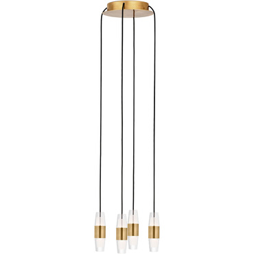 Lassell Round Multi-Light Chandelier | Visual Comfort Modern at Lightology Lassell Round Multi-Light Chandelier