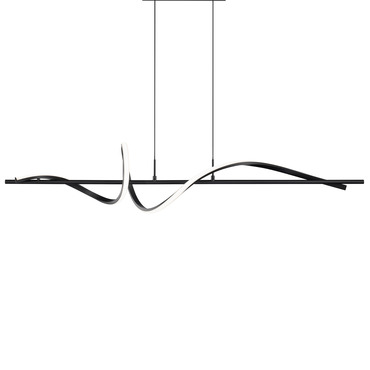 Corkscrew Color-Select Linear Pendant | WAC Lighting at Lightology Corkscrew Color-Select Linear Pendant