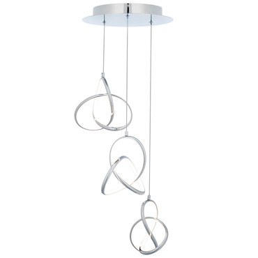Vornado Multi Light Pendant | WAC Lighting at Lightology Vornado Multi Light Pendant