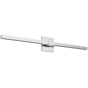 Tie Stix Metal Warm Dim Indirect Vanity Light with Power | PureEdge Lighting at Lightology Tie Stix Metal Warm Dim Indirect Vanity Light with Power