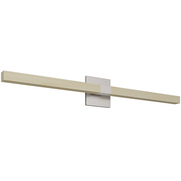 Tie Stix Wood Indirect Remote Power Vanity Light