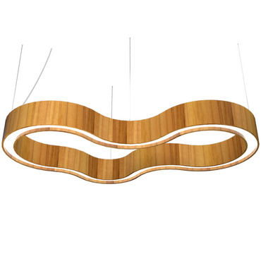 Organic Slim Curved Pendant - Overstock