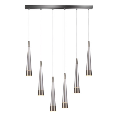 Sunnyvale Linear Multi Light Pendant | Artcraft at Lightology Sunnyvale Linear Multi Light Pendant