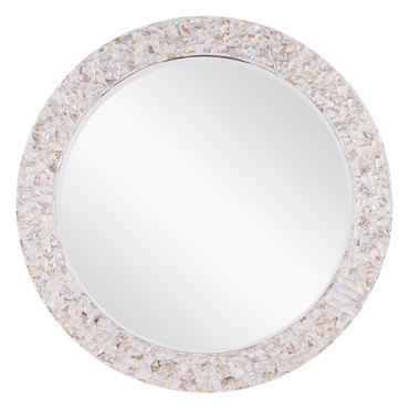 Uma Mother Of Pearl Mirror | Currey and Company at Lightology Uma Mother Of Pearl Mirror