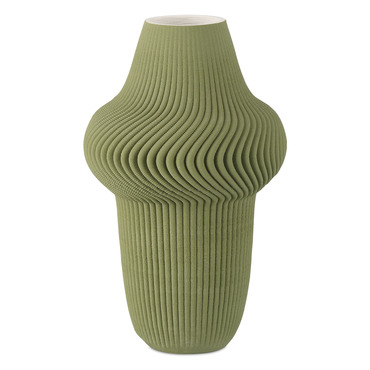 Plisse Abstract Vase | Currey & Company at Lightology Plisse Abstract Vase