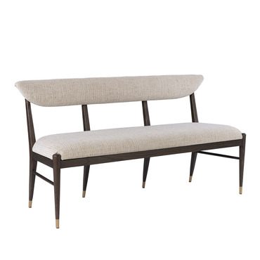 Arlan Bench | Currey and Company at Lightology Arlan Bench