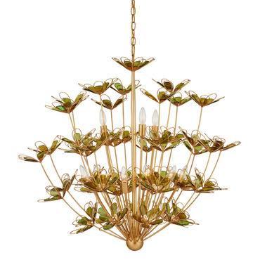 Midsummer Chandelier | Currey and Company at Lightology Midsummer Chandelier