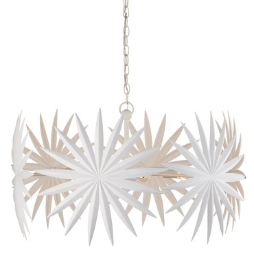 Bismarkia Drum Chandelier | Currey and Company at Lightology Bismarkia Drum Chandelier