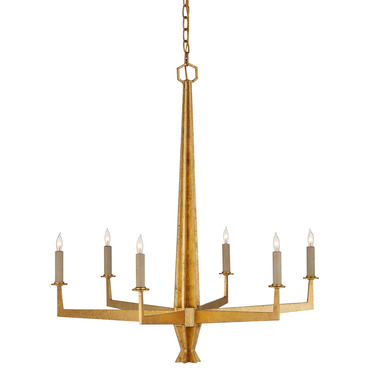 Goldfinch Chandelier | Currey and Company at Lightology Goldfinch Chandelier