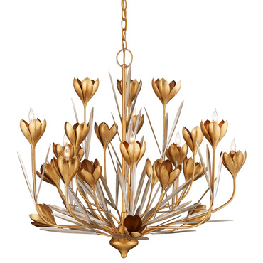 Hortensia Chandelier | Currey and Company at Lightology Hortensia Chandelier