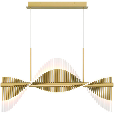 Voltik Linear Chandelier | Eurofase at Lightology Voltik Linear Chandelier