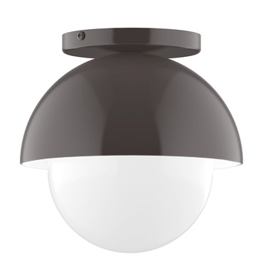 Axis Arcade Ceiling Light with Glass Globe | Montclair Light Works at Lightology Axis Arcade Ceiling Light with Glass Globe