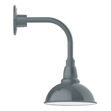 Cafe Drop Arm Outdoor Wall Light | Montclair Light Works at Lightology Cafe Drop Arm Outdoor Wall Light