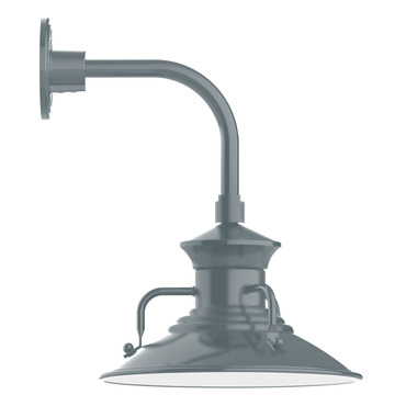 Homestead Curved Arm Wall Sconce | Montclair Light Works at Lightology Homestead Curved Arm Wall Sconce