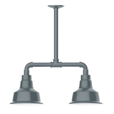 Warehouse 2 Light Linear Outdoor Pendant | Montclair Light Works at Lightology Warehouse 2 Light Linear Outdoor Pendant